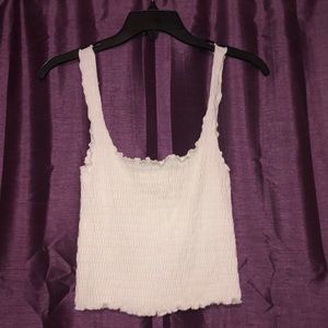 White crop tank